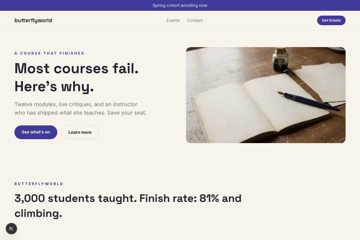 Syllabus look preview