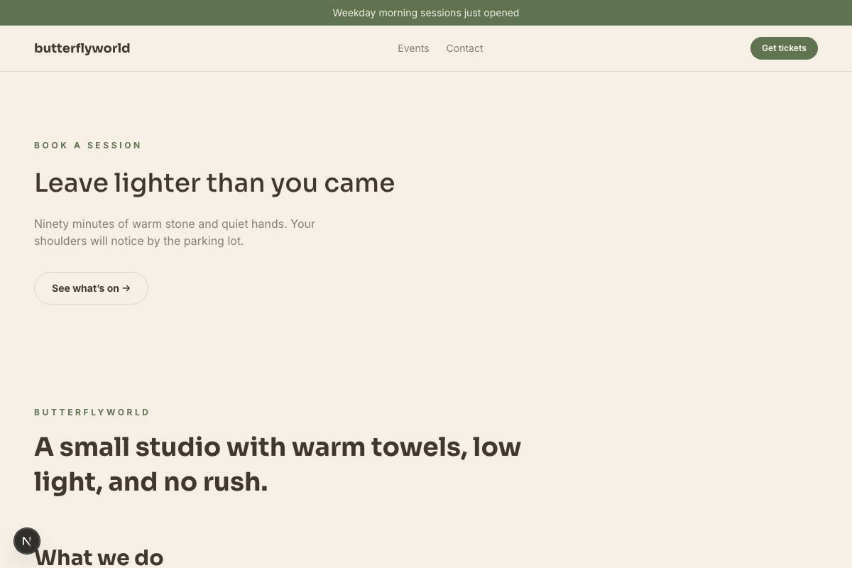 Warm Stone look preview